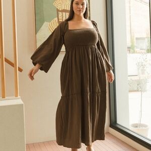 Izzy Maxi Dress Chocolate S/M